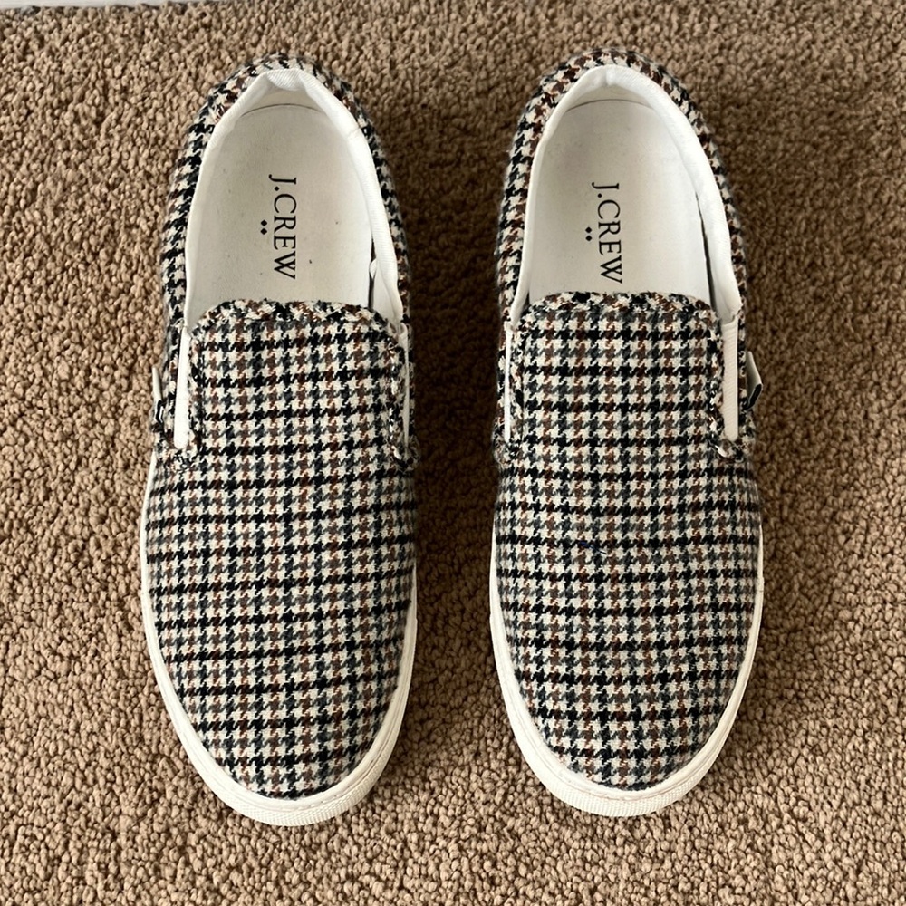 J. Crew Women’s Houndstooth Slip-On Shoes